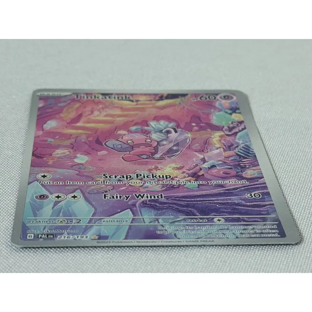 Tinkatink Holo Illustration Rare SV02: Paldea Evolved 216/193 NM Pokemon